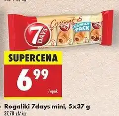 Biedronka Croissanty z nadzieniem o smaku kakaowym 7 Days oferta