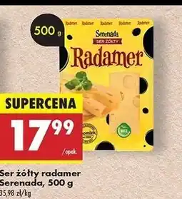 Biedronka Ser radamer plastry Serenada oferta