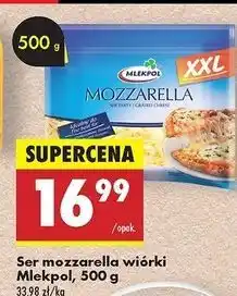 Biedronka Mozzarella tarta Mlekpol oferta