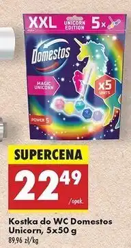 Biedronka Kostki do wc magic unicorn Domestos oferta