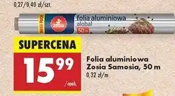 Biedronka Folia aluminiowa 50 m Zosia Samosia oferta