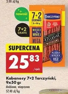 Biedronka Kabanosy drobiowe Tarczyński Exclusive oferta