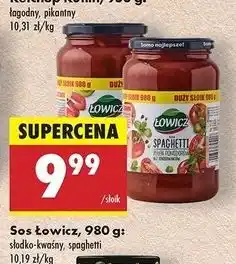 Biedronka Sos spaghetti Łowicz oferta