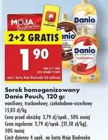 Biedronka Serek waniliowy Danone Danio oferta