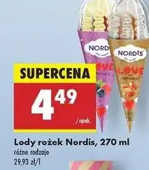 Biedronka Lody love caramel Nordis oferta