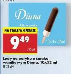 Biedronka Lody waniliowe Diuna oferta