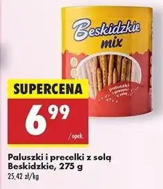 Biedronka Mix paluszki i precelki z solą Aksam Beskidzkie oferta