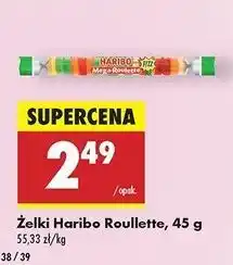 Biedronka Żelki owocowe Haribo Mega-Roulette oferta