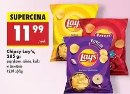 Biedronka Chipsy kurki w śmietanie Lay's oferta
