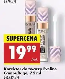 Biedronka Korektor 04 light almond Eveline Liquid Camouflage oferta