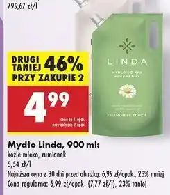 Biedronka Mydło w płynie rumianek Linda oferta
