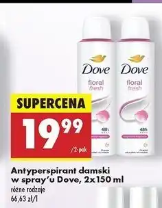 Biedronka Dezodorant Dove Floral oferta