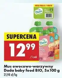 Biedronka Mus bio mix Dada Baby Food oferta