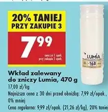 Biedronka Wkład zalewany 168h Lumia oferta