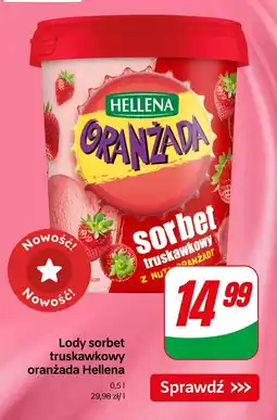 Dino Lody sorbet truskawkowy oranżada Hellena oferta