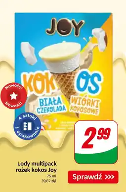 Dino Lody multipack rożek kokos Joy oferta