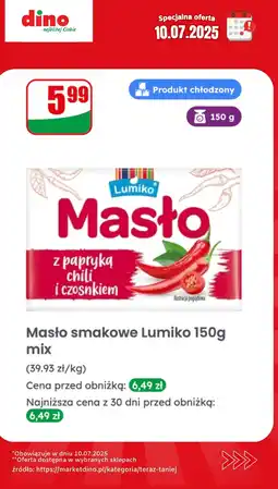 Dino Masło smakowe z papryką chili i czosnkiem Lumiko oferta