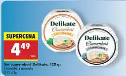 Biedronka Ser camembert Delikate z kozieradką oferta