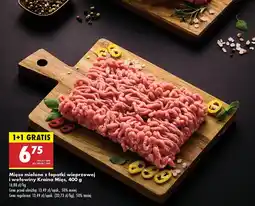 Biedronka Mięso mielone z łopatki wieprzowej i wołowiny 400 g 1+1 GRATIS Kraina Mięs oferta