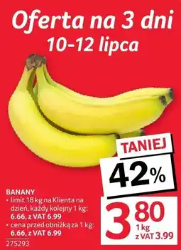 Selgros Banany Selgros oferta