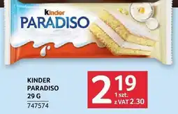 Selgros Baton Kinder Paradiso 29g oferta