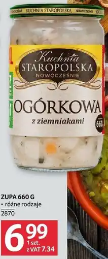 Selgros Zupa ogórkowa 660g Kuchnia Staropolska oferta