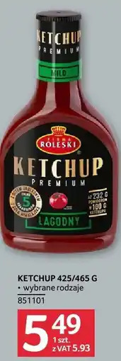 Selgros Ketchup łagodny 425/465g Roleski oferta