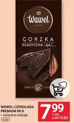 Selgros Czekolada Premium Wawel 90 g oferta