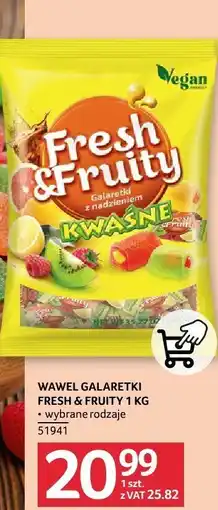 Selgros Galaretki Fresh & Fruity Wawel 1 kg oferta
