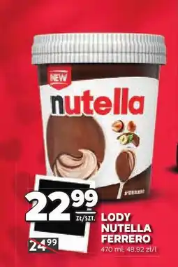 Stokrotka Lody Nutella Ferrero oferta