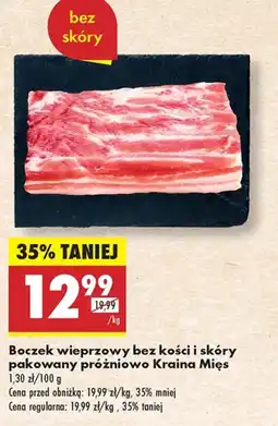 Biedronka Boczek bez kości Kraina Mięs oferta