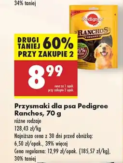 Biedronka Przysmak dla psa Pedigree oferta