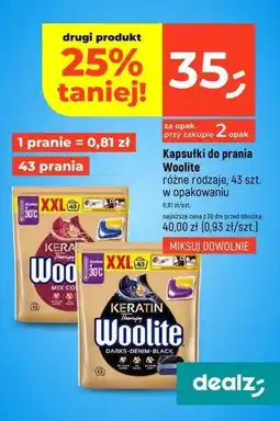 Dealz Kapsułki do prania Woolite oferta