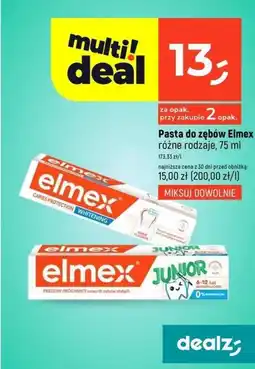 Dealz Pasta do zębów Elmex oferta