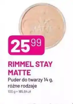 Koliber drogerie Puder do twarzy Rimmel oferta
