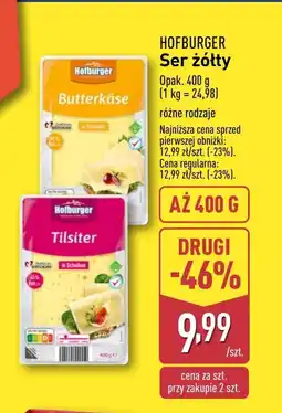 ALDI Ser Hofburger oferta