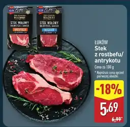 ALDI Stek z rostbefu/antrykotu LUKÓW Łuków oferta