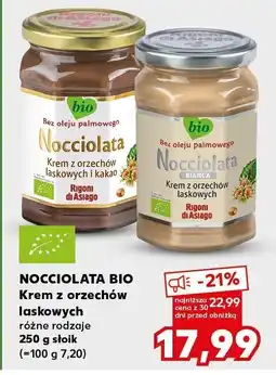Kaufland Krem z orzechów laskowych i kakao Nociolata Bio oferta