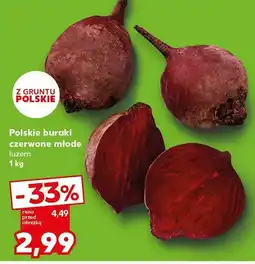 Kaufland Buraki czerwone młode Kaufland oferta