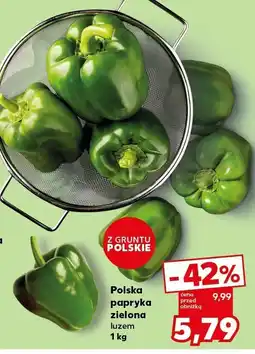 Kaufland Papryka zielona Kaufland oferta