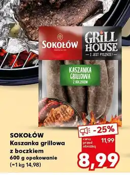 Kaufland Kaszanka grillowa z boczkiem SOKOŁÓW oferta