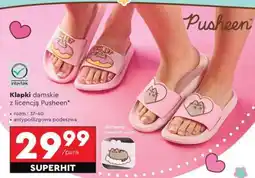 Biedronka Klapki damskie z licencją Pusheen oferta