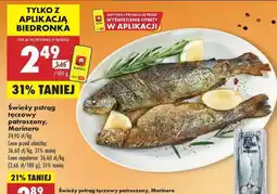 Biedronka Świeży pstrąg tęczowy patroszony Marinero oferta