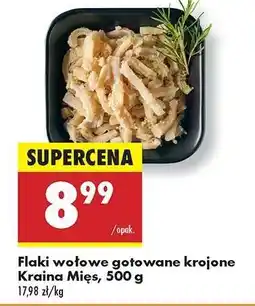 Biedronka Flaki wołowe gotowane krojone Kraina Mies 500 g oferta
