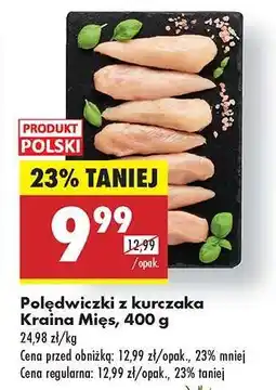 Biedronka Polędwiczki z kurczaka Kraina Mies 400 g oferta