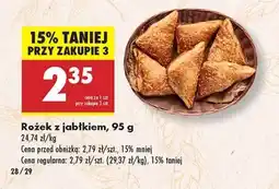Biedronka Rożek z jabłkiem , 95 g oferta