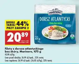 Biedronka Filety z dorsza atlantyckiego bez skóry Marinero , 475 g oferta