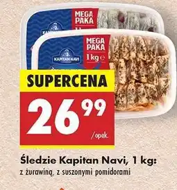 Biedronka Śledzie Kapitan Navi, 1 kg oferta