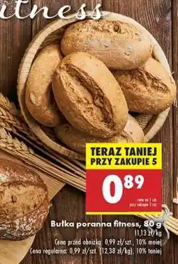 Biedronka bułka poranna fitness , 80 g oferta