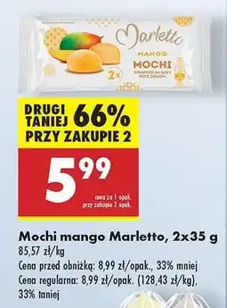 Biedronka Mochi mango Marletto, 2x35 g oferta